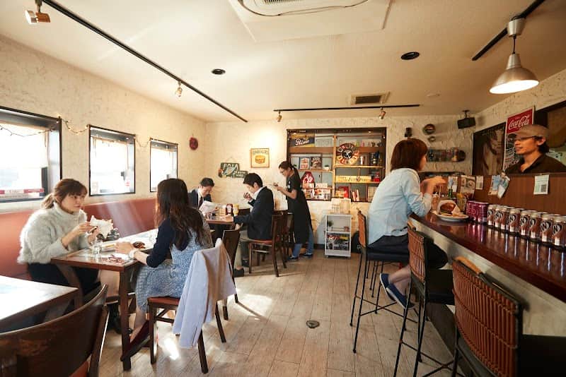 BurgerCafe honohonoの店内風景