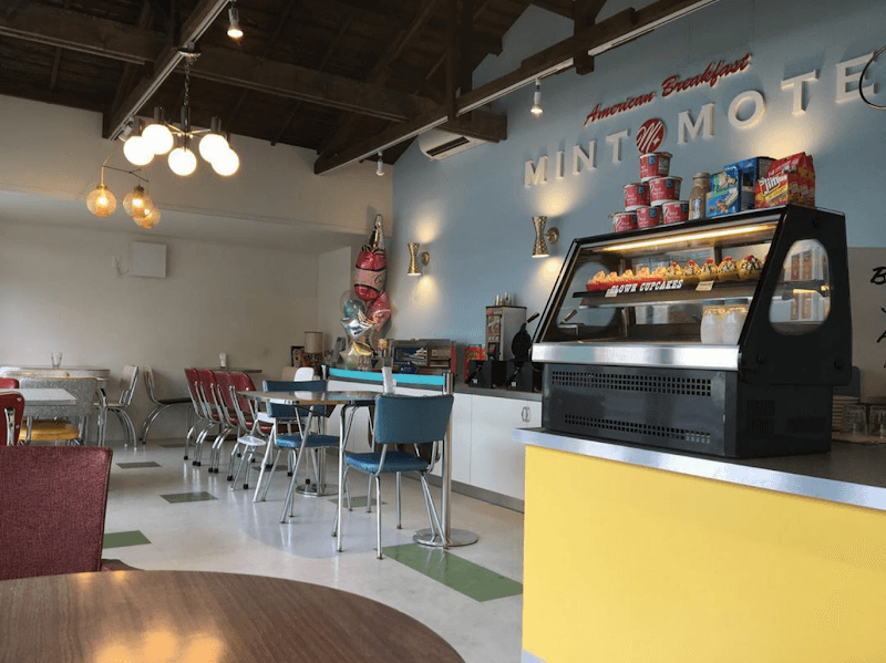 MINT‐MOTELの店内風景