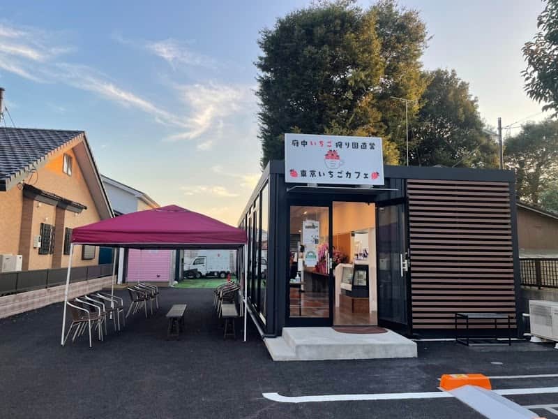 東京いちごカフェの店内風景