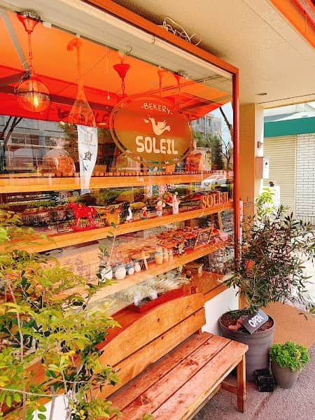 パン工房ソレイユの店内風景
