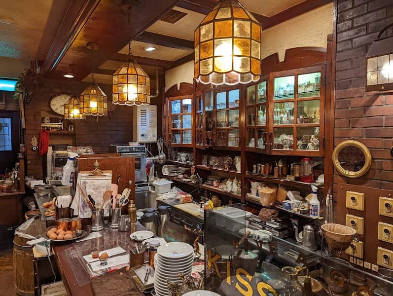 珈琲美学アベの店内風景