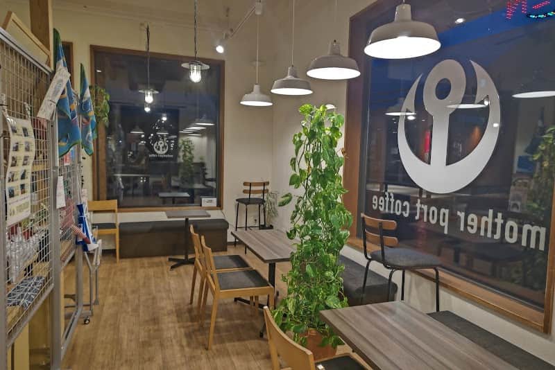 マザーポート・コーヒー 女川店の店内風景