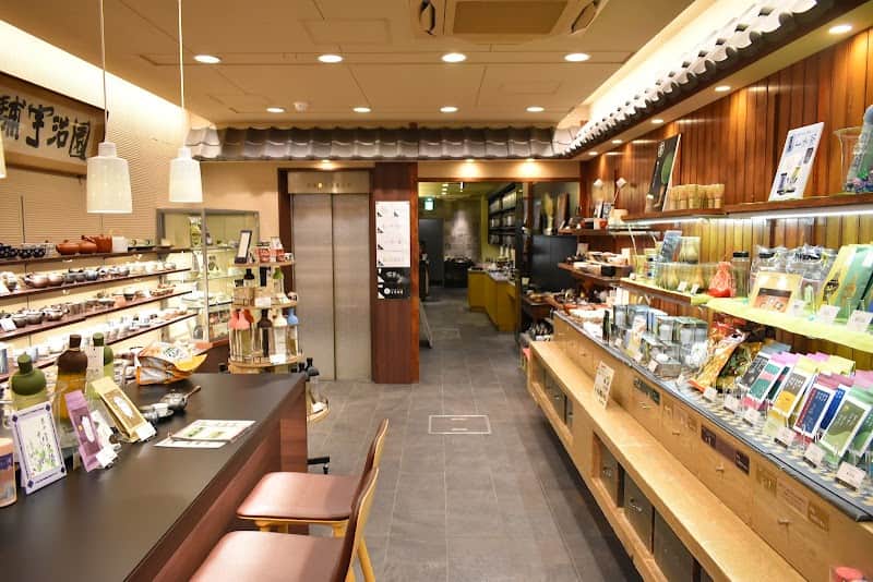 宇治園 喫茶去 心斎橋本店の店内風景
