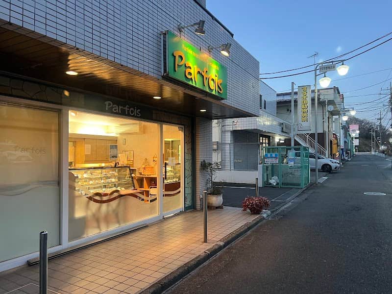 パルフォア洋菓子店の店内風景