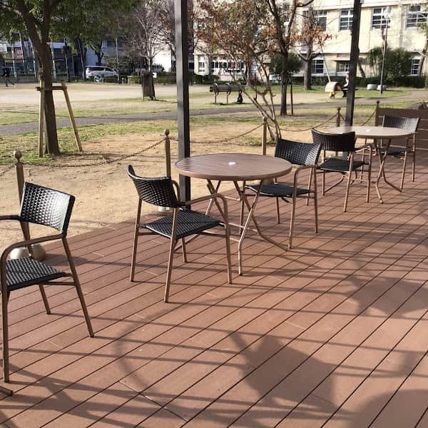 なないろカフェの店内風景