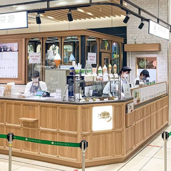 一〇八抹茶茶廊 グランツリー武蔵小杉店の店内風景