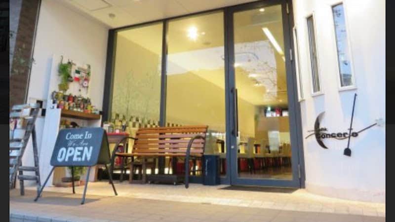 カフェコンチェルトの店内風景