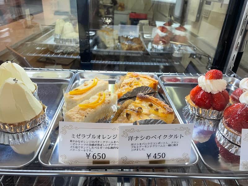 パティスリーKeiの店内風景