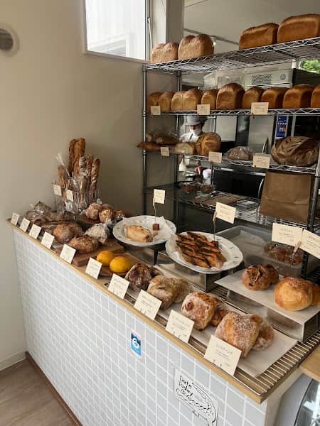 カモミロベーカリーの店内風景