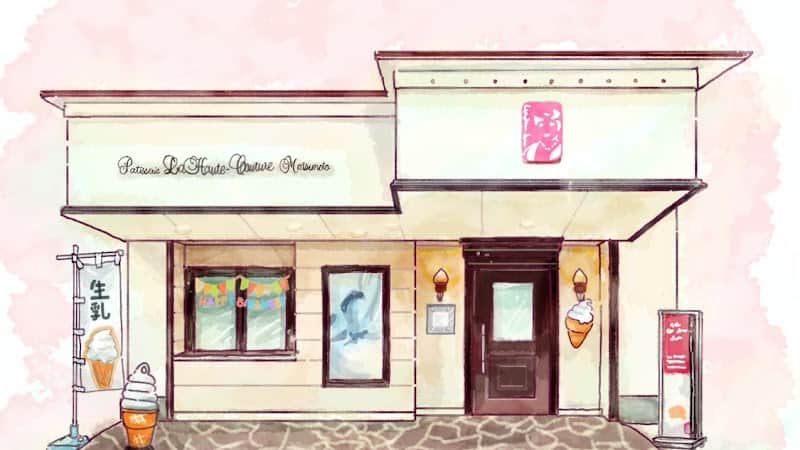 ラ・オートクテュールマツモト（パティスリーチェルモオーナーシェフの店）の店内風景