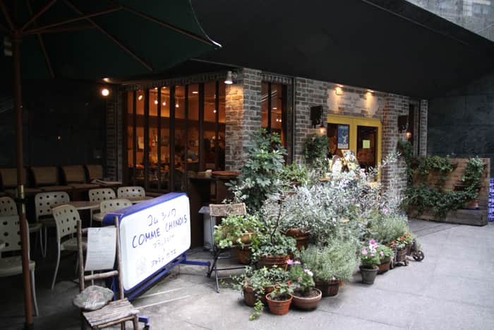 ブランジェリーコム・シノワの店内風景