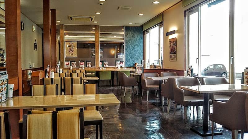 コーヒー館多賀城店の店内風景