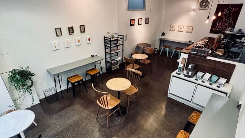 ウエストゴートコーヒーの店内風景