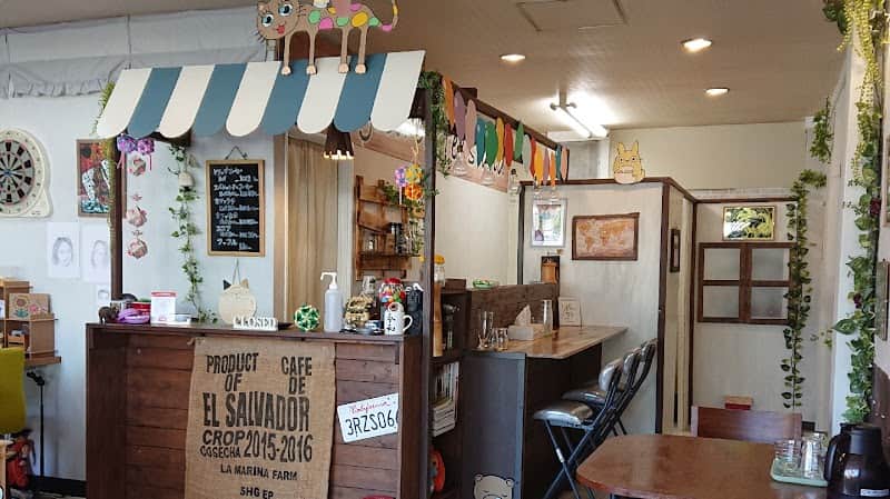 good coffee standの店内風景