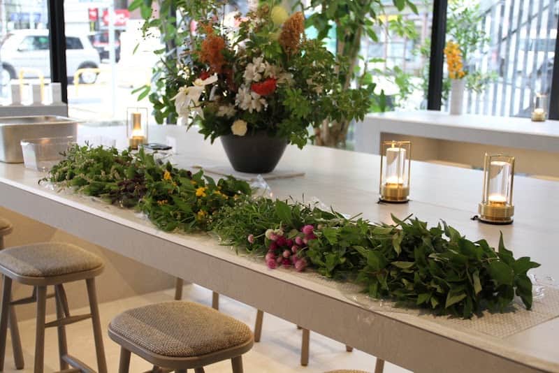 TAOUPE Flower Loungeの店内風景