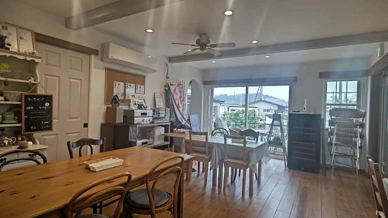 花カフェの店内風景