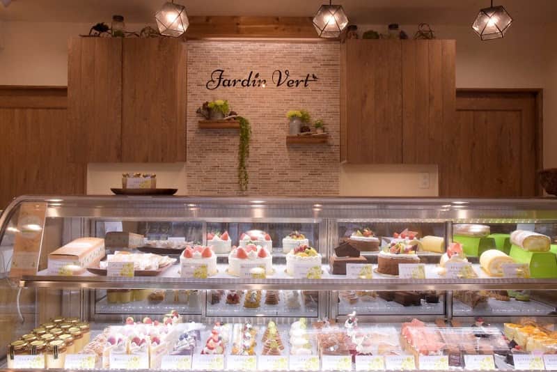パティスリー ジャルダンヴェールの店内風景