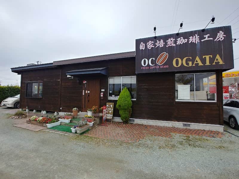 自家焙煎コーヒー工房OGATAの店内風景