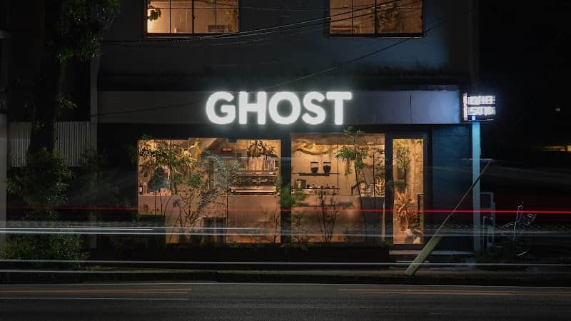 GHOST FLAGSHIP CAFEの店内風景