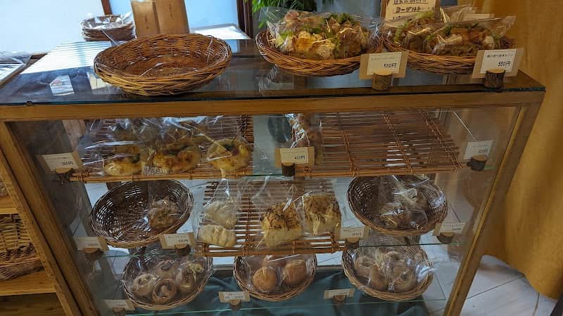 北麦パン店の店内風景
