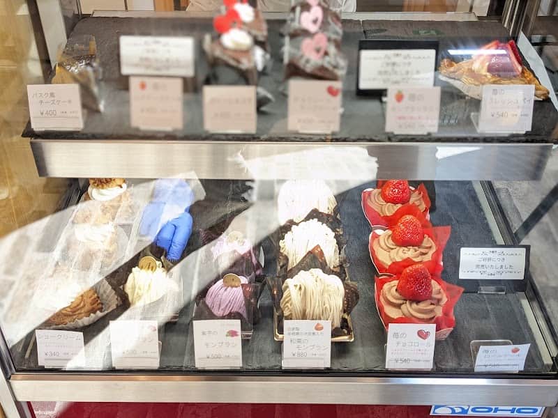 菓子工房momoの店内風景