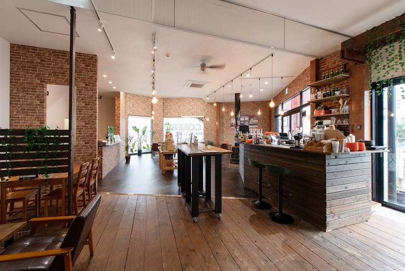 orange coffee standの写真