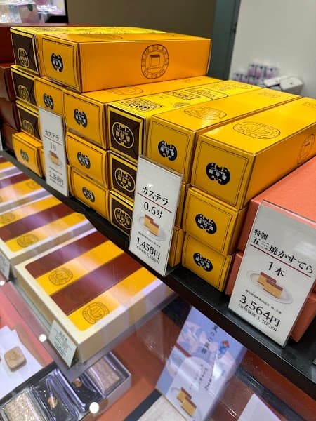 福砂屋 仙台三越店の店内風景