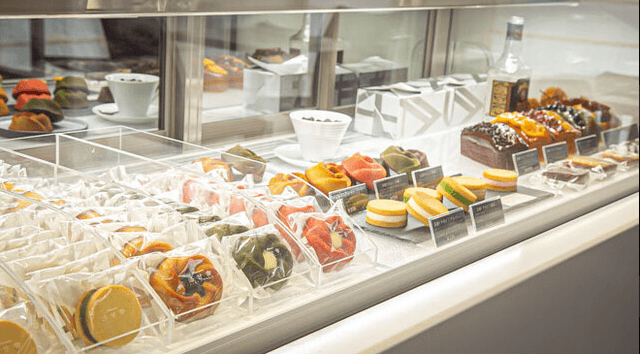 パティスリー洛甘舎 本店の店内風景