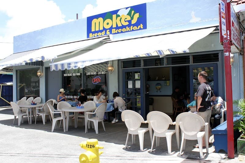 モケズ・ブレッド・アンド・ブレックファストの店内風景