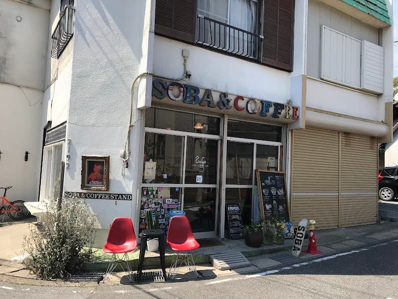 SANGA SOBA & COFFEE STANDの店内風景