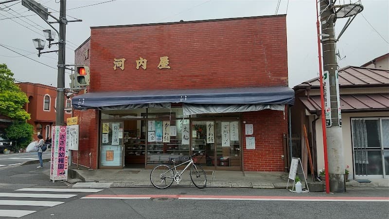 河内屋菓子店本店の店内風景