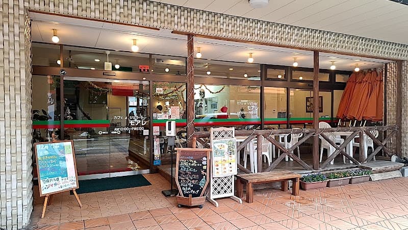 カフェ e ジェラート モアレの店内風景